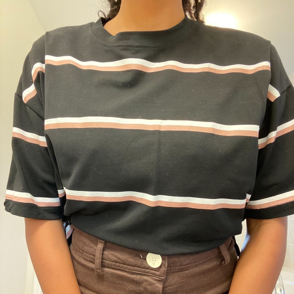 Boxy striped T-shirt